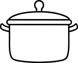 Cooking Pot Kitchen Utensil Icon