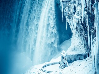 Niagara Falls in the winter