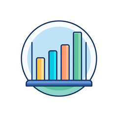 Obraz premium business graph with arrow