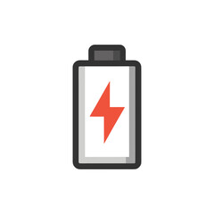 Obraz premium battery charger isolated on white background