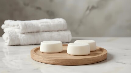 Man with toilet paper in pocket suffering from diarrhea on color background