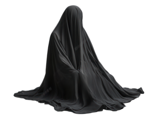Mysterious Draped Figure