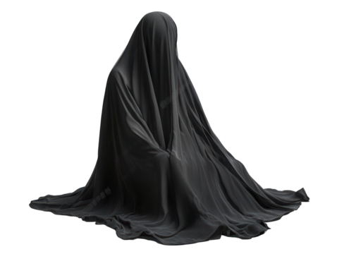 Mysterious Draped Figure