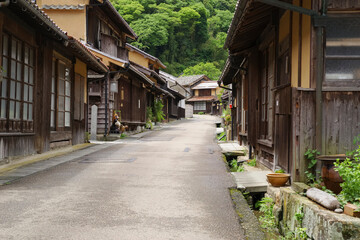 世界文化遺産　石見銀山・大森地区の町並み