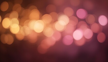 Obraz premium Bokeh lights in soft gold and pink tones