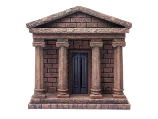 Fototapeta premium Ancient Stone Temple Facade