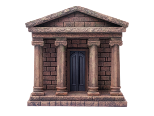 Ancient Stone Temple Facade