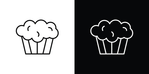 Muffin icon vectors - high quality black style vector icons