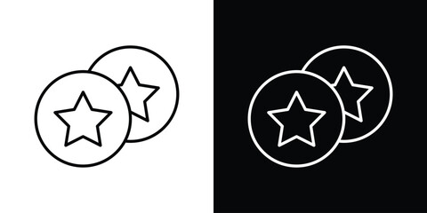 Earn point icon vectors - high quality black style vector icons