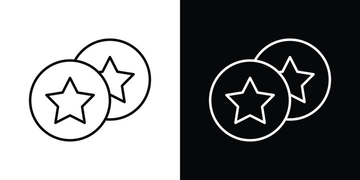 Earn point icon vectors - high quality black style vector icons