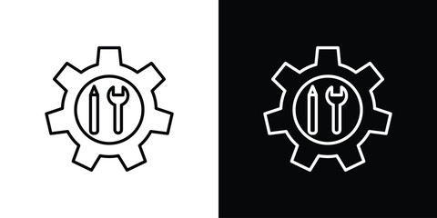 Business development icon vectors - high quality black style vector icons