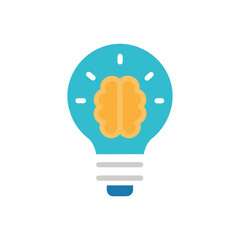 vector light bulb icon