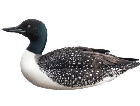 Common Loon Side Profile