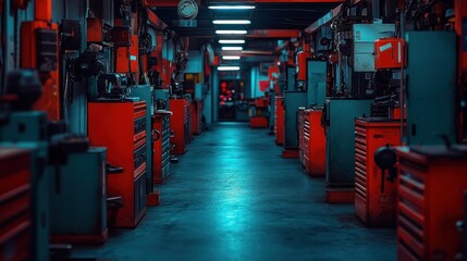 Industrial Garage Interior
