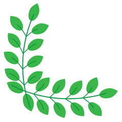 Cute Floral Corner Vector Design for Cards, Printables, and Decorative Borders