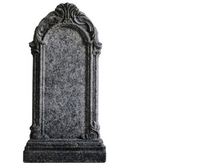 Ornate Stone Tombstone