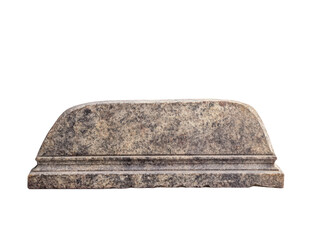 Stone Carved Flat Monument Base