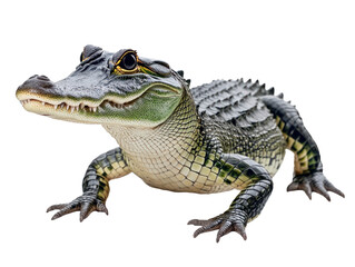 Fototapeta premium Alligator on Transparent Background