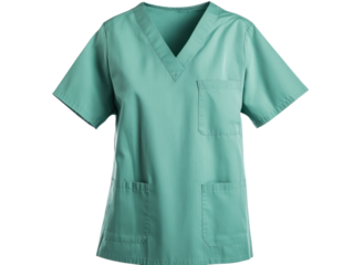 Green Medical Scrub Top