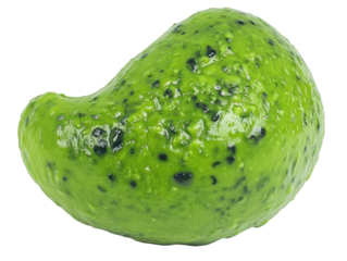 Green Slime Blob with Black Speckles