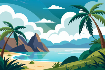  Perfect for summer, vacation, travel, tourism, and nature themes in web design, advertisements, and educational materials.