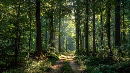 Obraz premium path in the forest