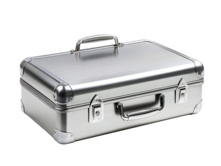 Metallic Silver Briefcase