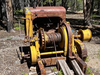 Rusted Mining Hoist