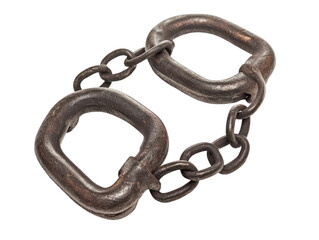 Obraz premium Old Rusty Shackles