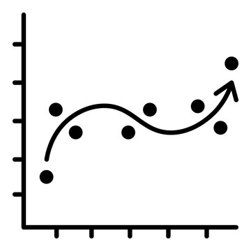 Scatter Plot Glyph Icon