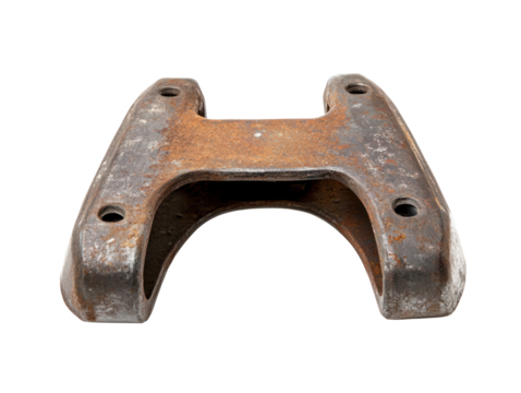 Rusty Industrial Metal Bracket