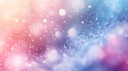 Colorful abstract background with shimmering particles.