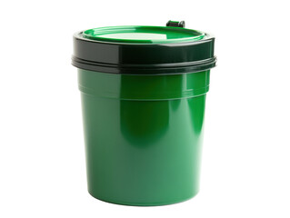 Green Plastic Bucket with Lid