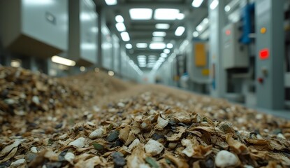 conveyor belt conveyor beltClean Waste-to-Energy: Photorealistic Composting Facility Operation
