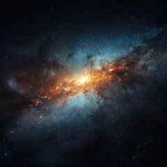 Fototapeta premium A vibrant cosmic nebula