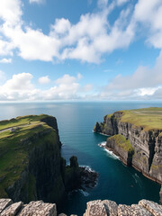 Fototapeta premium The amazing view from the bridge of Mizen Head, co. Cork, Ireland