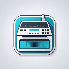 PCR Machine Icon Design