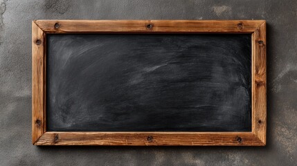 Stylish Chalkboard Menu Board Mockup for Coffee Shop With Blank Top Area Ready for Customization