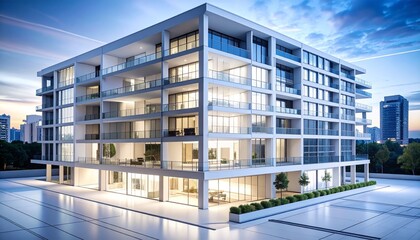 modern office building