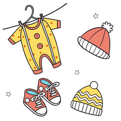 Yellow polka dot onesie coral beanie yellow beanie coral sneakers baby clothes