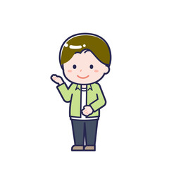 私服の10代／ななめ／男性 18