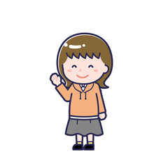 私服の10代／ななめ／女性 17