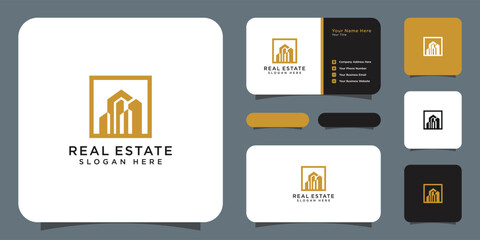 Fototapeta premium Building logo vector design template