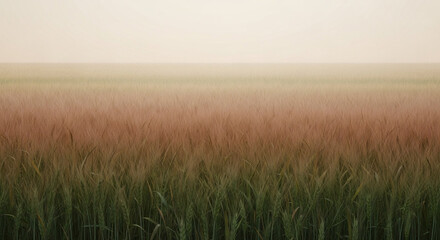 Obraz premium Golden Wheat Field in Summer Sunshine – Agricultural Landscape Symbolizing Food Security