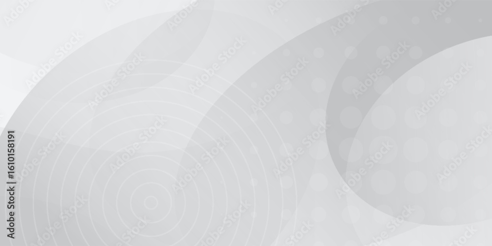 Wall mural white geometric abstract background overlap layer on bright space with lines effect decoration. mode