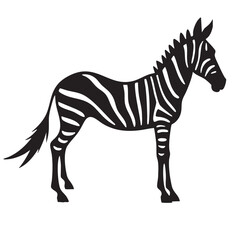 Horse Vector Clipart – Hand-Drawn Cartoon Farm Animal Illustration