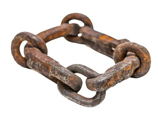 Obraz premium Rusty Metal Chain Links