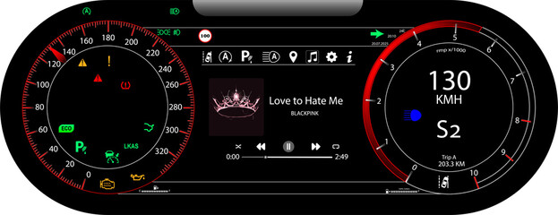 car speedometer