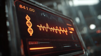 Futuristic medical display