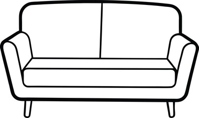 Sofa Line Icon